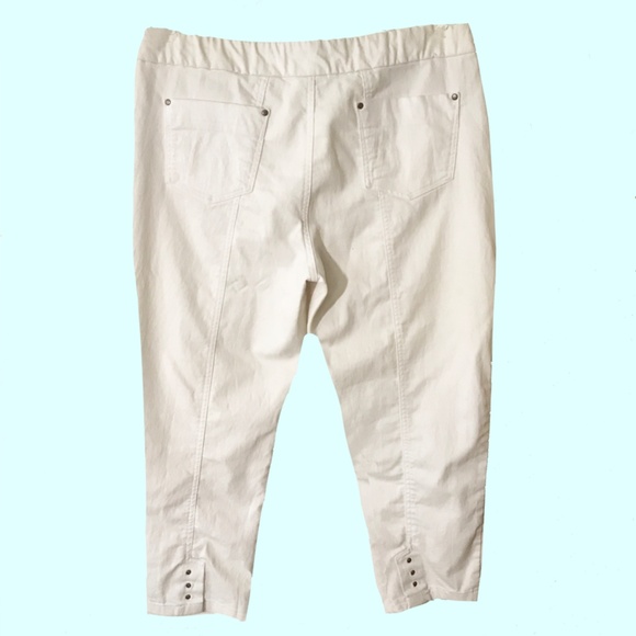NWOT Haggar White Denim Jeans Size 12 - Picture 2 of 4